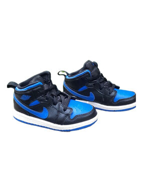 NIKE Air Jordan 1 Mid Toddler
Royal Blue/Black 640735-068
Kids Sneakers Size 9C